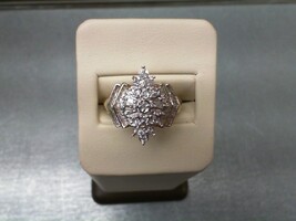 Lady's Diamond Cluster Ring: