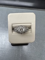  Lady's Platinum-Diamond Engagement Ring