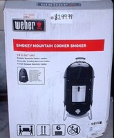 Weber Grill Smokey Mountion Cooker Smoker