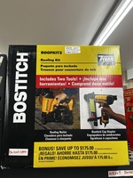 Bostitch 15 Degree 1-3/4 In.Coil Roofing Nailer and 18 Ga. Cap Stapler Combo Kit